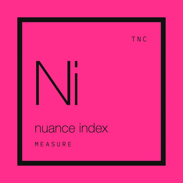 Ni, the Nuance Index element: measure