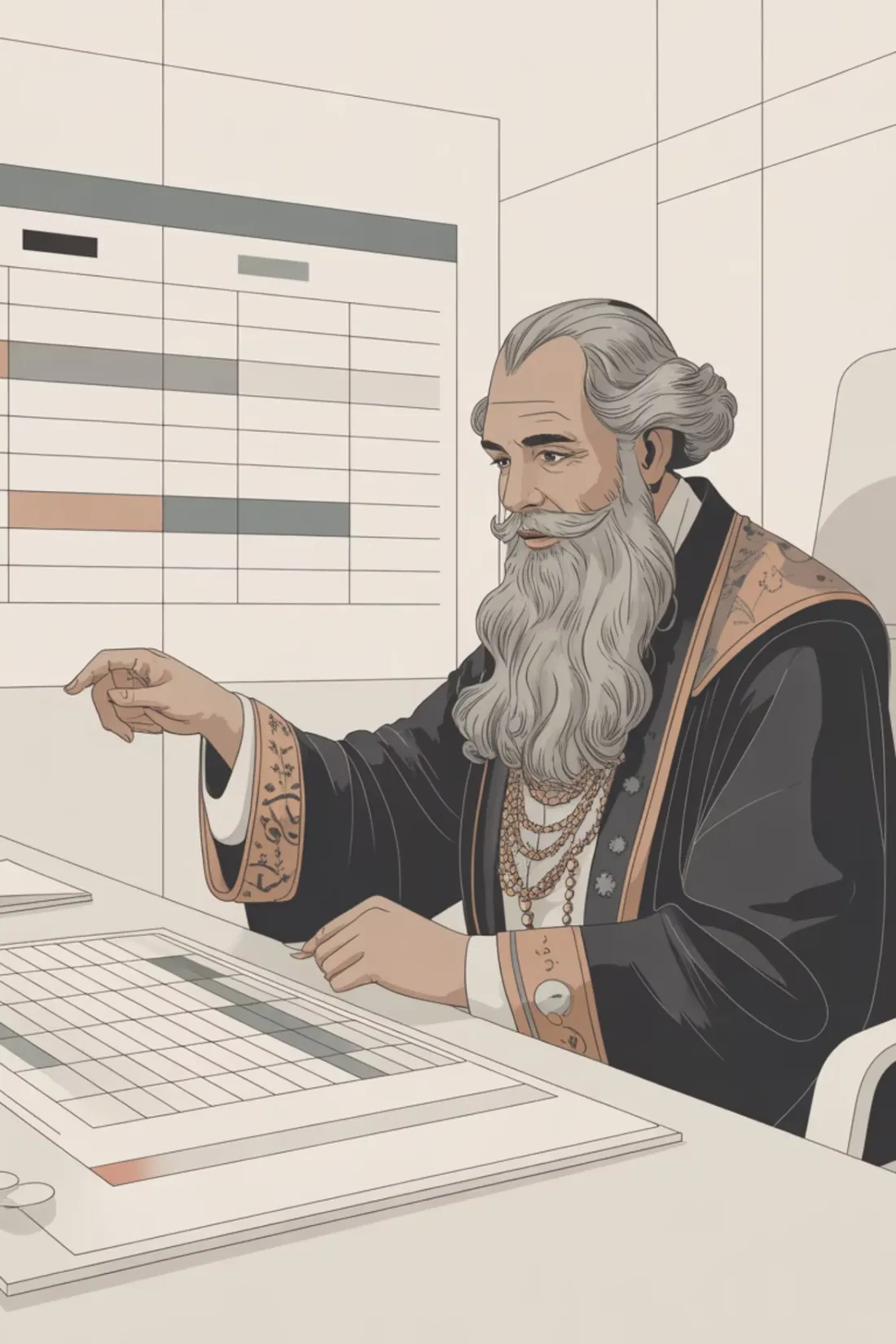 Field guide illustration: The Metrics Whisperer