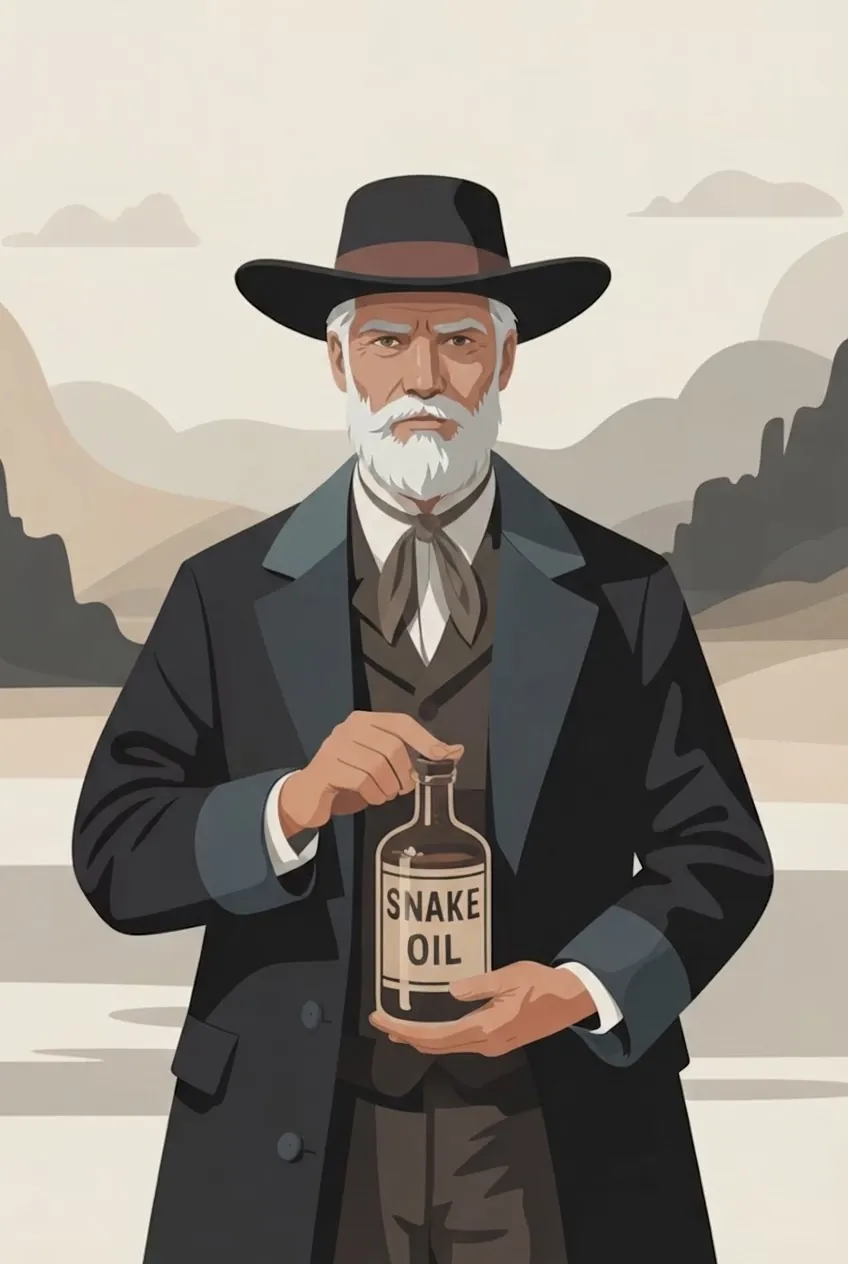 Field guide illustration: Aeo Snake Oil Purveyor