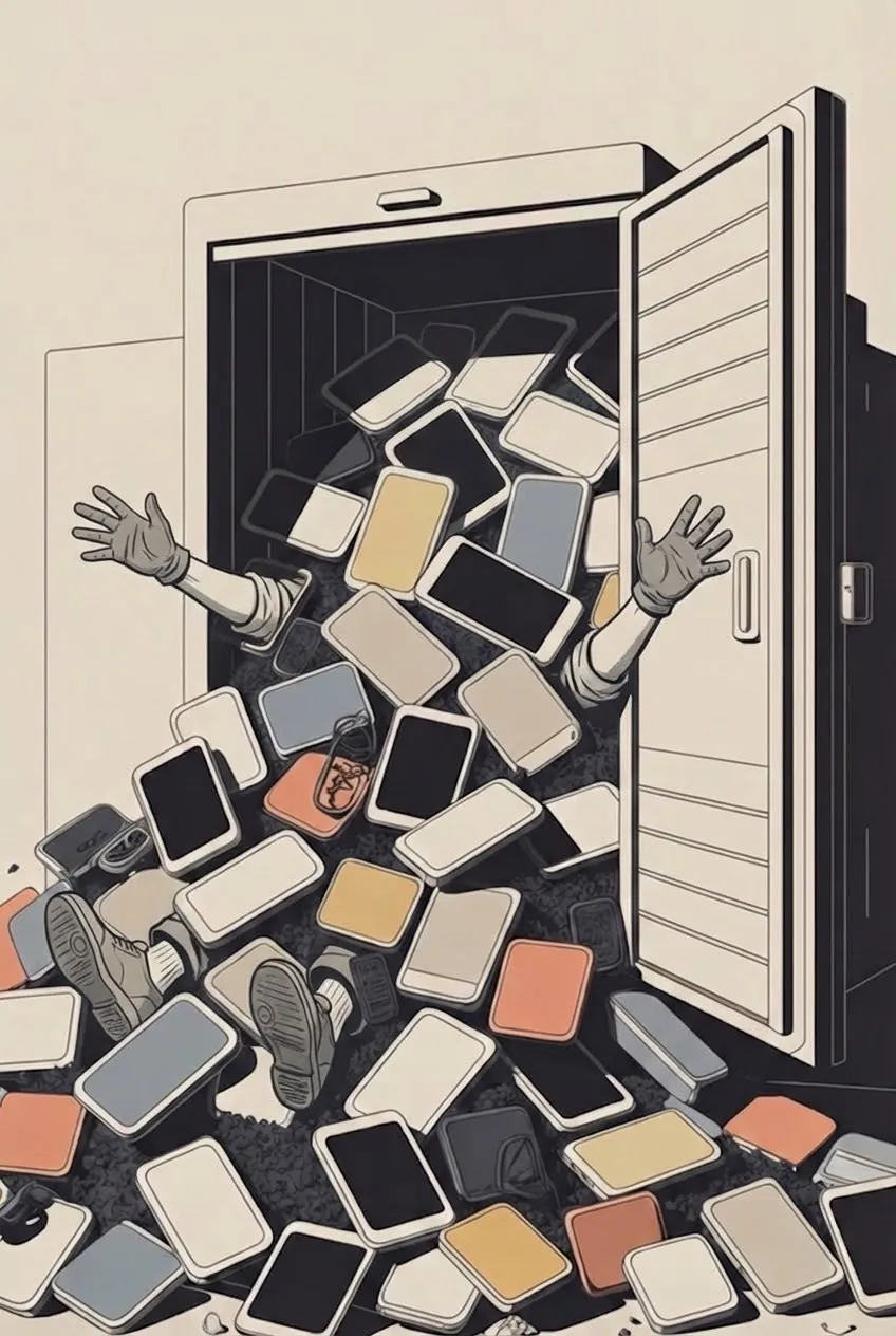 Field guide illustration: The Features Hoarder