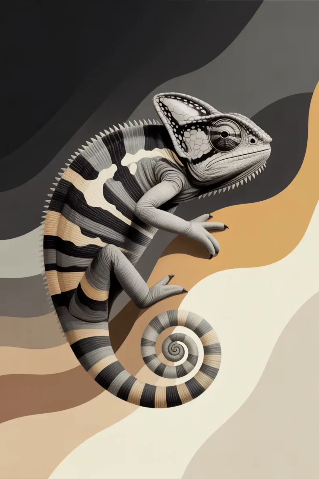 Field guide illustration: The  Chameleon Brand